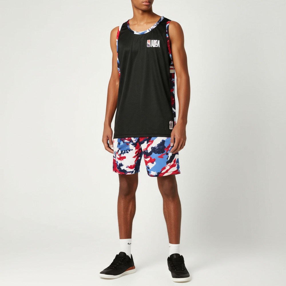 NBA Jersey Mens Small Black Camouflage Athletic‎ Sportswear Fanwear Streetwear